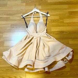 Formal Beige Dress